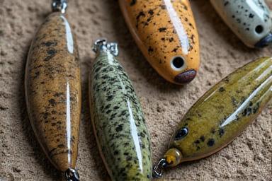 Biodegradable fishing lure made from natural materials